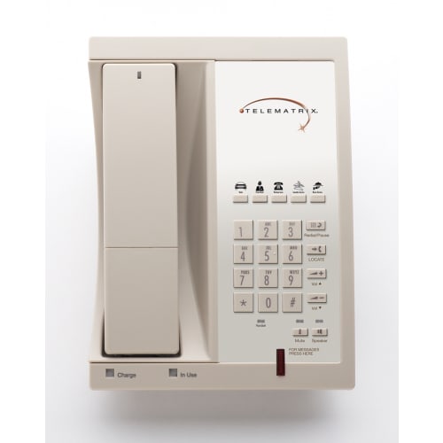 Single-Line Cordless Speakerphone Telephone, Ash